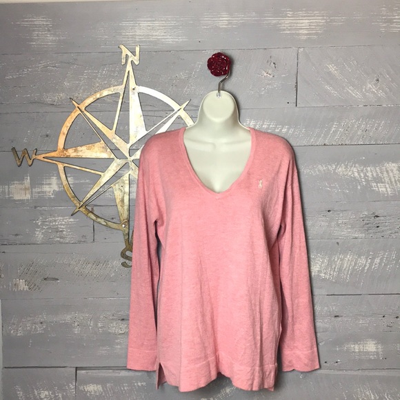 Polo Vneck sweater - Picture 1 of 5
